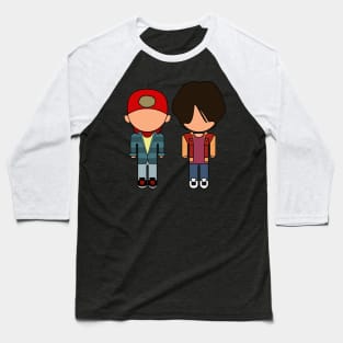 Bill and Ted's Bogus Icons - "Vector Eds" Baseball T-Shirt